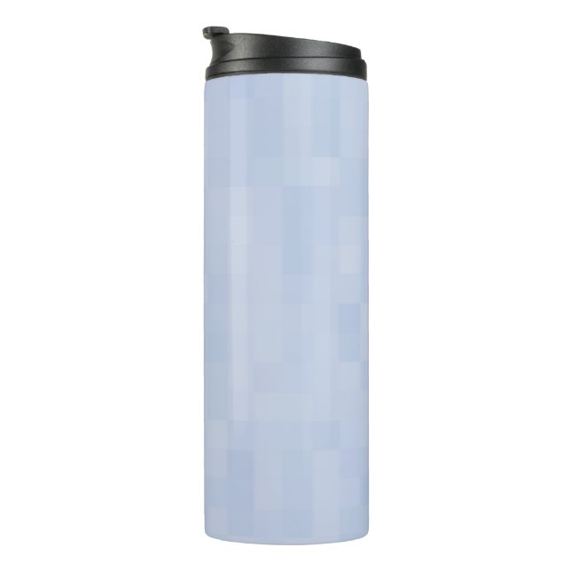 Bouteilles Isothermes Motif bleu clair - (Tourné sur la droite)