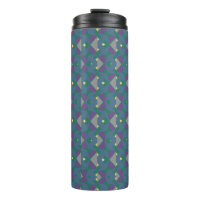 Motif bleu et violet Abstrait avec Chevrons