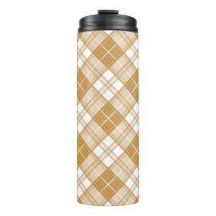 Bouteilles Isothermes Motif Brown Tartan blanc yxm0uat9