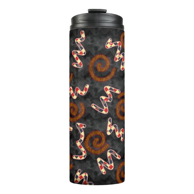 Bouteilles Isothermes motif brun (Devant)