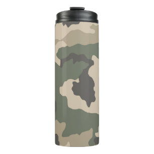 Bouteilles Isothermes Motif Camo Vert