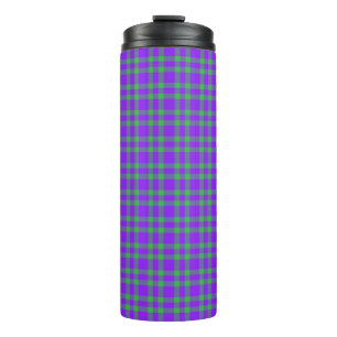 Bouteilles Isothermes Motif carreaux vert et violet