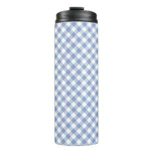 Bouteilles Isothermes Motif classique En vichy bleu coché