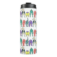 Motif coloré des boutons de chien