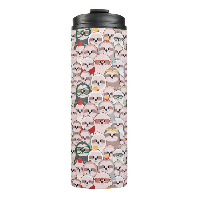Bouteilles Isothermes Motif comique de paresse (Devant)