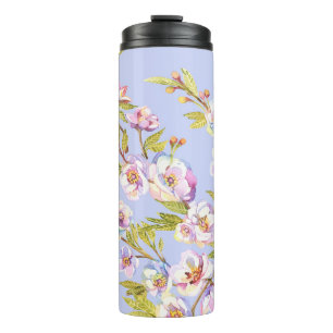 Bouteilles Isothermes Motif d'aquarelle Flower Pomme Cherry