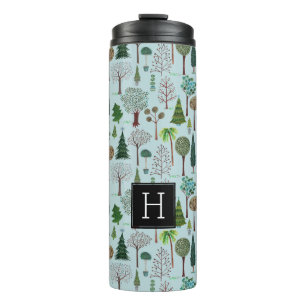 Bouteilles Isothermes Motif d'arbre Forêt boisée   Tumbler thermique
