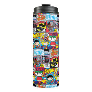 Bouteilles Isothermes Motif de bande dessinée de la Ligue de justice de 