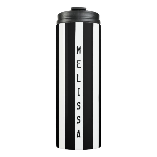 Bouteilles Isothermes Motif de bandes monogrammes (Devant)