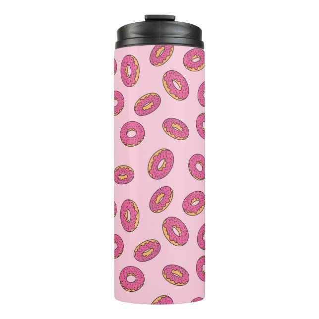 Bouteilles Isothermes Motif de beigne rose (Devant)