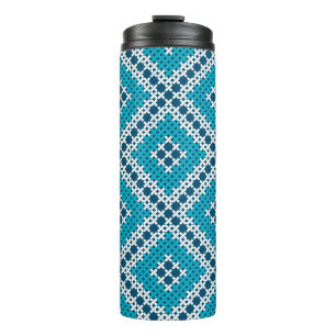 Bouteilles Isothermes Motif de broderie traditionnel arabe palestinien