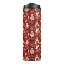 Bouteilles Isothermes Motif de casse-noix rouges Noël
