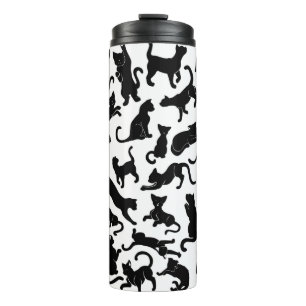 Bouteilles Isothermes Motif de chat noir