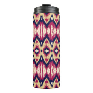 Bouteilles Isothermes Motif de chevron ikat rose ethnique arrière - plan