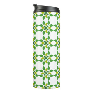 Bouteilles Isothermes Motif de feuille, motif de feuilles, feuilles vert