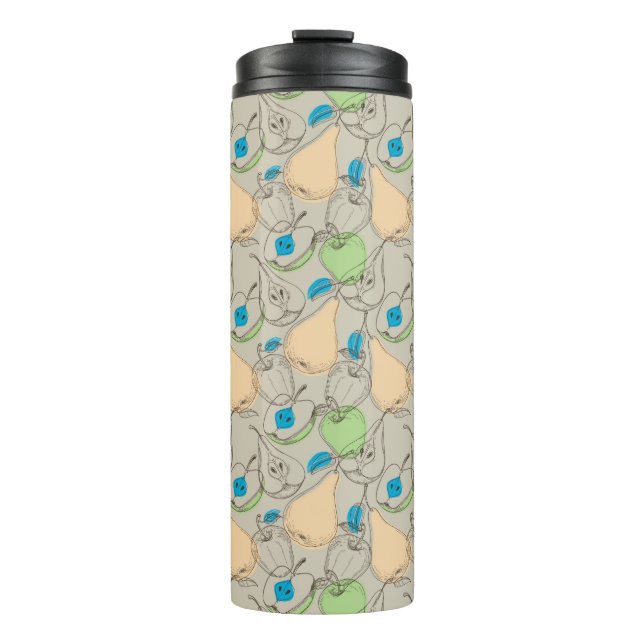 Bouteilles Isothermes Motif de fruits (Devant)