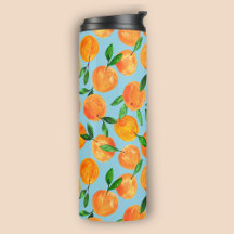 Motif de fruits d'été oranges agrumes