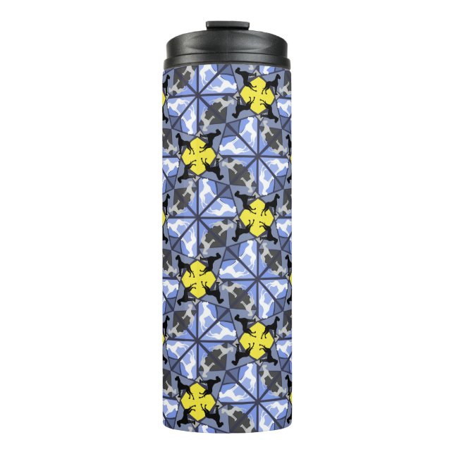 Bouteilles Isothermes Motif de Grand Danois moderne (Devant)