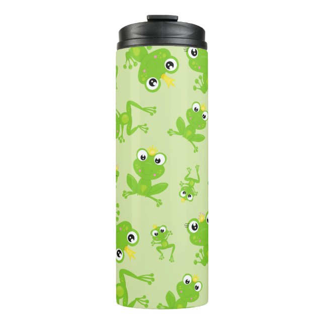 Bouteilles Isothermes Motif de grenouille, Grenouilles mignonnes, Grenou (Devant)