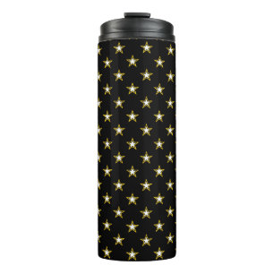 Bouteilles Isothermes Motif de l'Armée Noire et Or