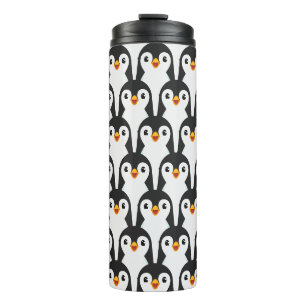 Bouteilles Isothermes Motif de manchot moderne noir et blanc