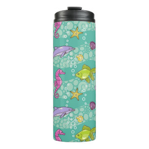 Bouteilles Isothermes Motif de mer d'été