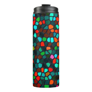 Bouteilles Isothermes Motif de mosaïque coloré multicolore