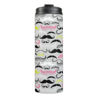 Motif de moustache, rétro style