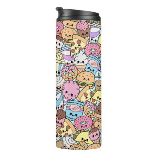 Bouteilles Isothermes Motif de Munchies de nourriture industrielle de