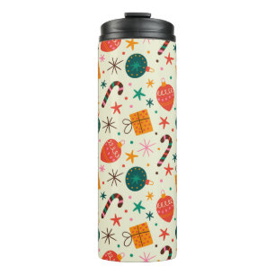 Bouteilles Isothermes Motif de Noël rétro et cadeau