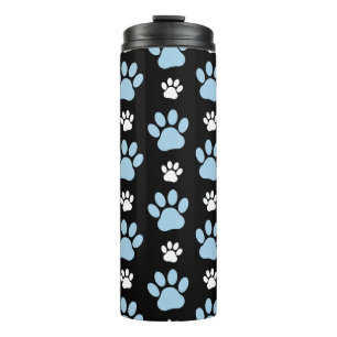Bouteilles Isothermes Motif De Pailles, Paniers Bleus, Pailles De Chien,