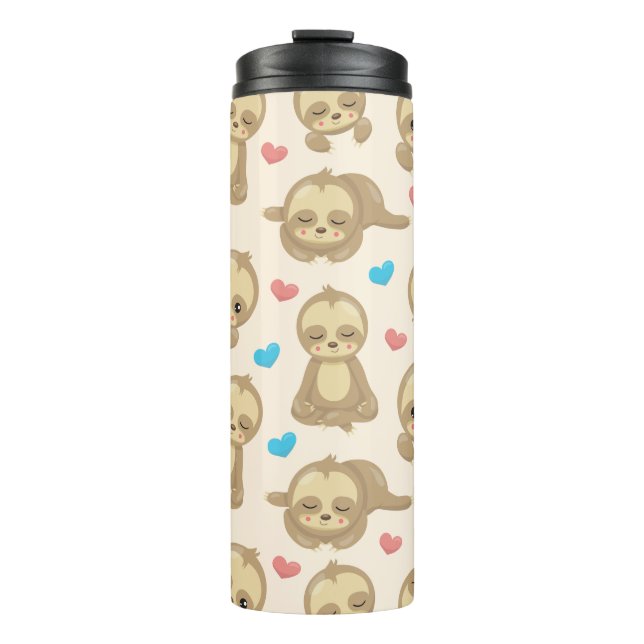 Bouteilles Isothermes Motif De Parfums, Mignons Parfums, Coeurs (Devant)