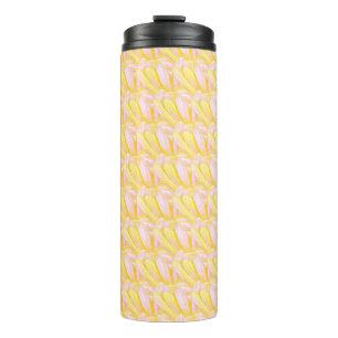 Bouteilles Isothermes Motif de pétale de fleur jaune beurre doux