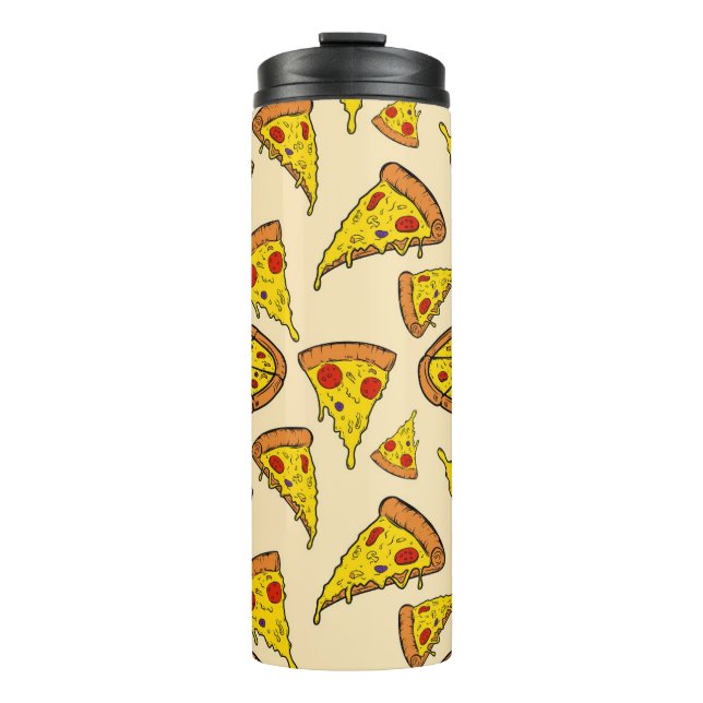Bouteilles Isothermes Motif de pizza au fromage fondu (Devant)