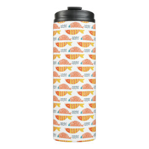 Bouteilles Isothermes Motif de poissons de natation d'art populaire