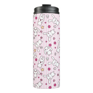 Bouteilles Isothermes motif de rayures de kawaii