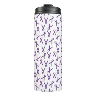 Bouteilles Isothermes Motif de rubans de sensibilisation aux violets épa