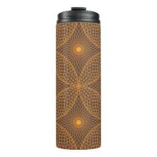 Bouteilles Isothermes Motif de style mandala abstrait et décoratif chic