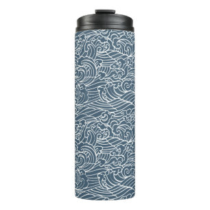 Bouteilles Isothermes Motif de style Wave japonais