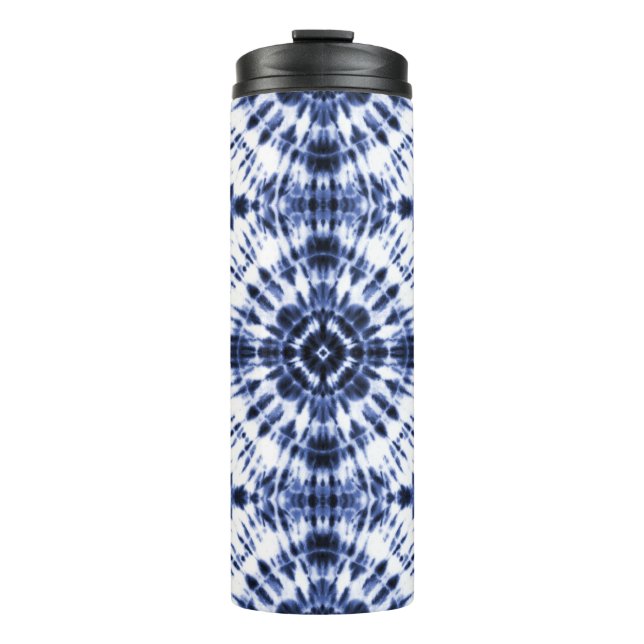 Bouteilles Isothermes Motif de teinture bleu foncé (Devant)