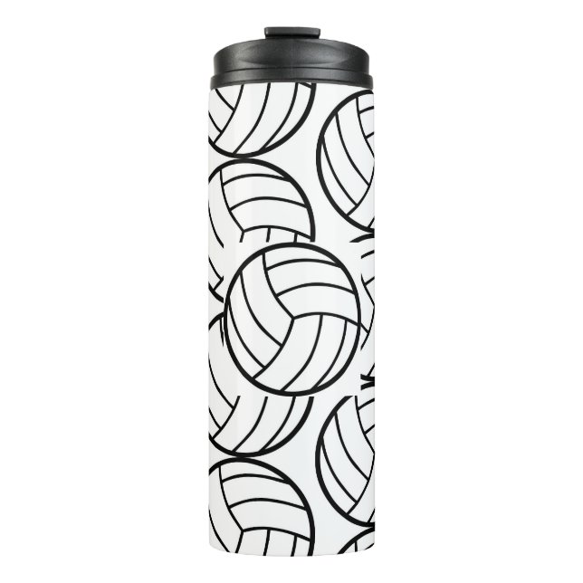 Bouteilles Isothermes Motif de volley-ball sportif (Devant)