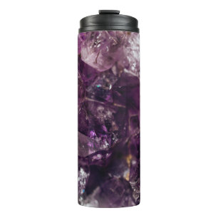Bouteilles Isothermes Motif d'énergie en quartz de cristal Amethyst viol