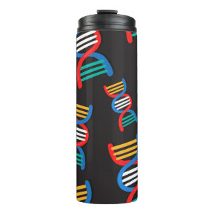 Bouteilles Isothermes motif des fils d'adn