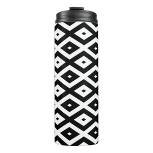 Bouteilles Isothermes Motif diamant noir et blanc