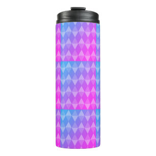 Bouteilles Isothermes Motif diamant rose, violet, bleu