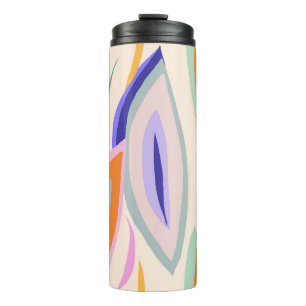 Bouteilles Isothermes Motif d'illustration artistique d'été Abstrait. Cr