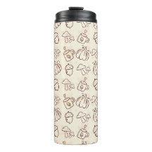 Motif Doodle d'Automne Esthétique Tumbler Thermiqu