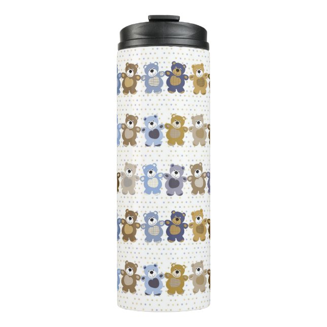 Bouteilles Isothermes motif d'un ours de nounours de jouet (Devant)
