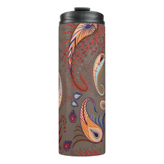 Bouteilles Isothermes Motif élégant. illustration de paisley. 