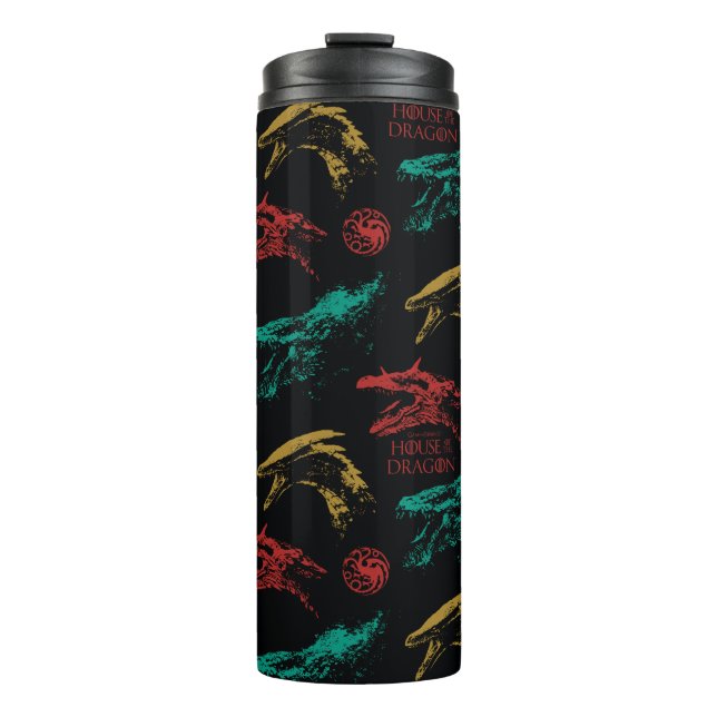 Bouteilles Isothermes Motif en chef Dragon (Devant)